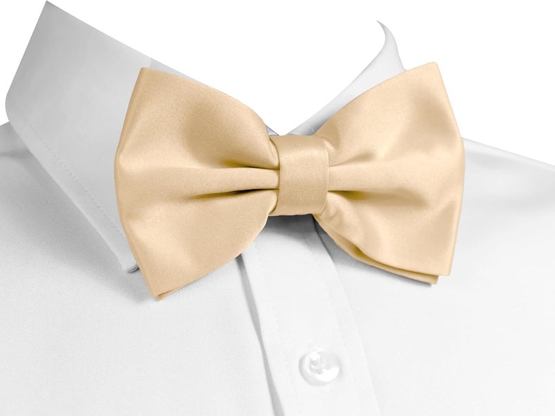 Trilece Bow Ties for Men - Men's Solid Pretied Bowties for Formal Wear - Adjustable Bow Tie - Bow ties for Woman - Image 1
